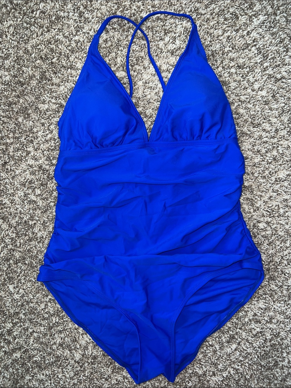NWT! TEMPT ME Royal Blue One Piece Swimsuit in Packaged Bag Size Large